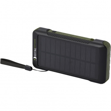 Logotrade promotional merchandise picture of: Soldy 10.000 mAh RCS recycled plastic solar dynamo power bank 